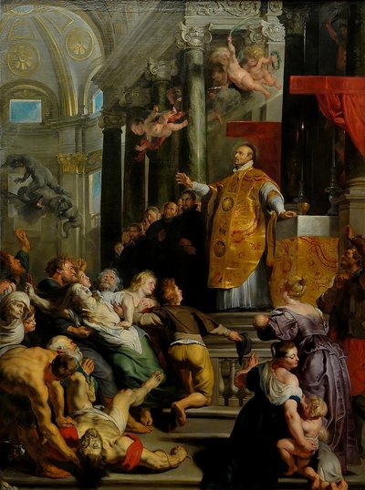 Die Verherrlichung des Heiligen Ignatius von Loyola von Peter Paul Rubens